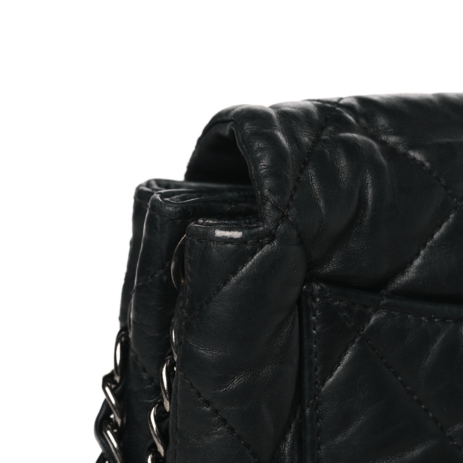 Chanel Lambskin Quilted Mini Chanel 3 Flap Black 4 of 11