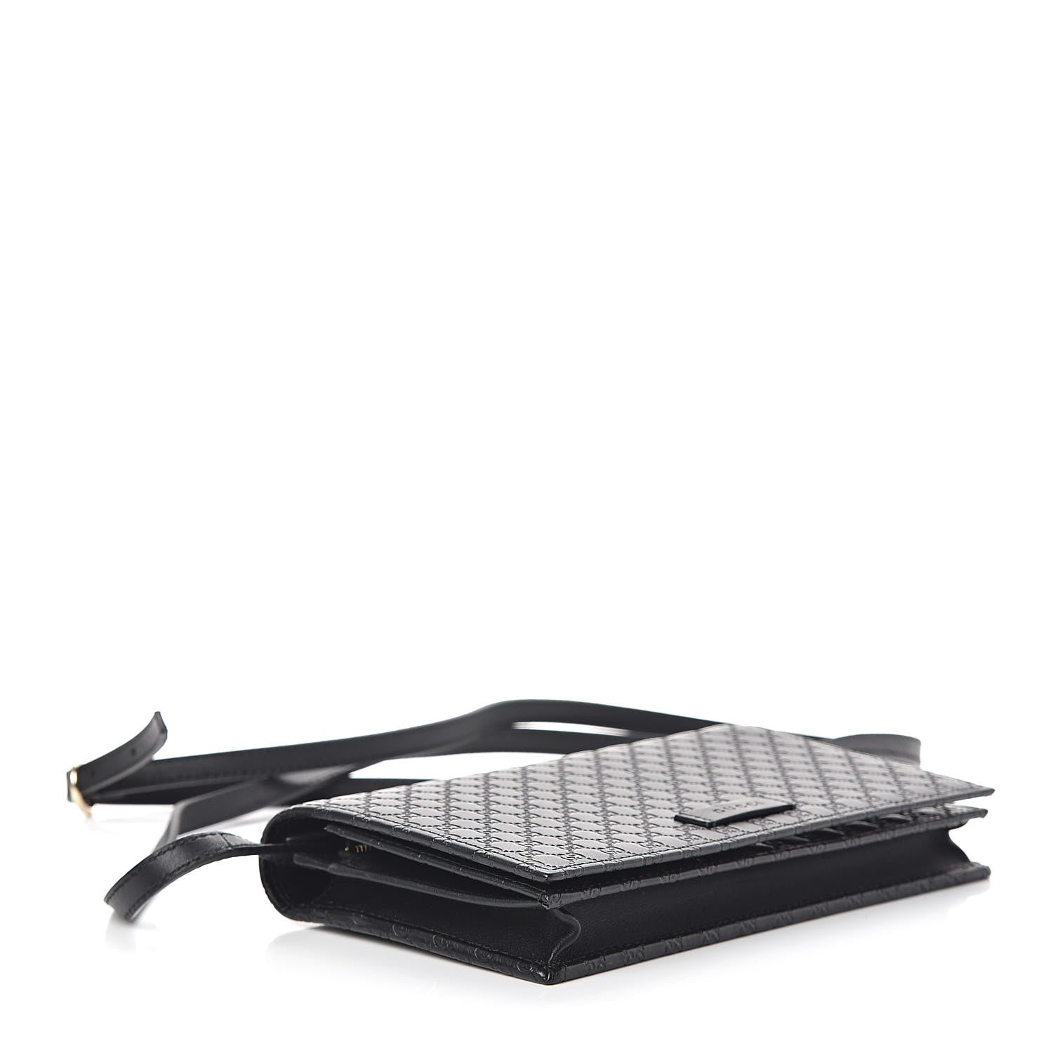 Gucci Microguccissima Crossbody Wallet Black 4 of 9