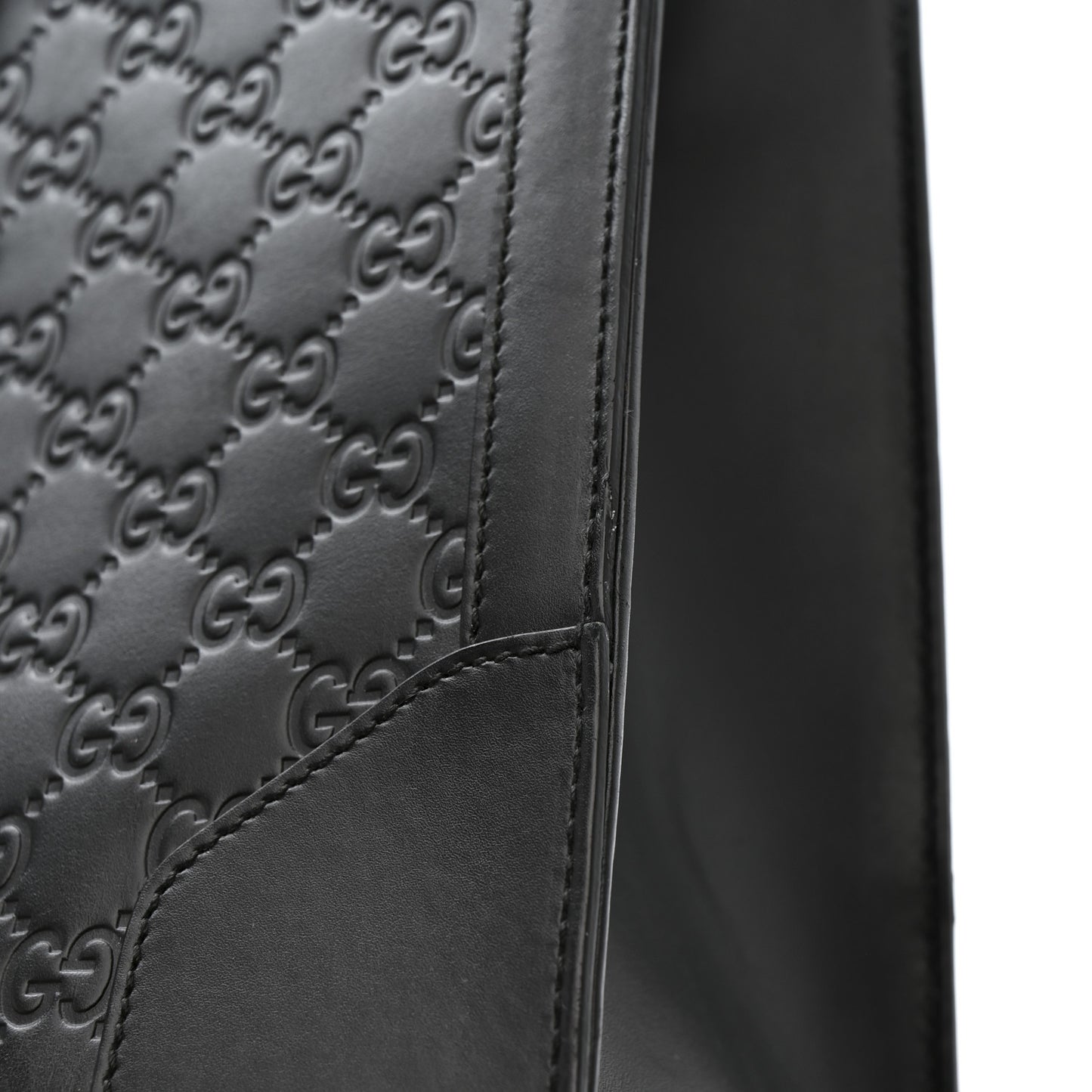 Guccissima Signature Briefcase Black