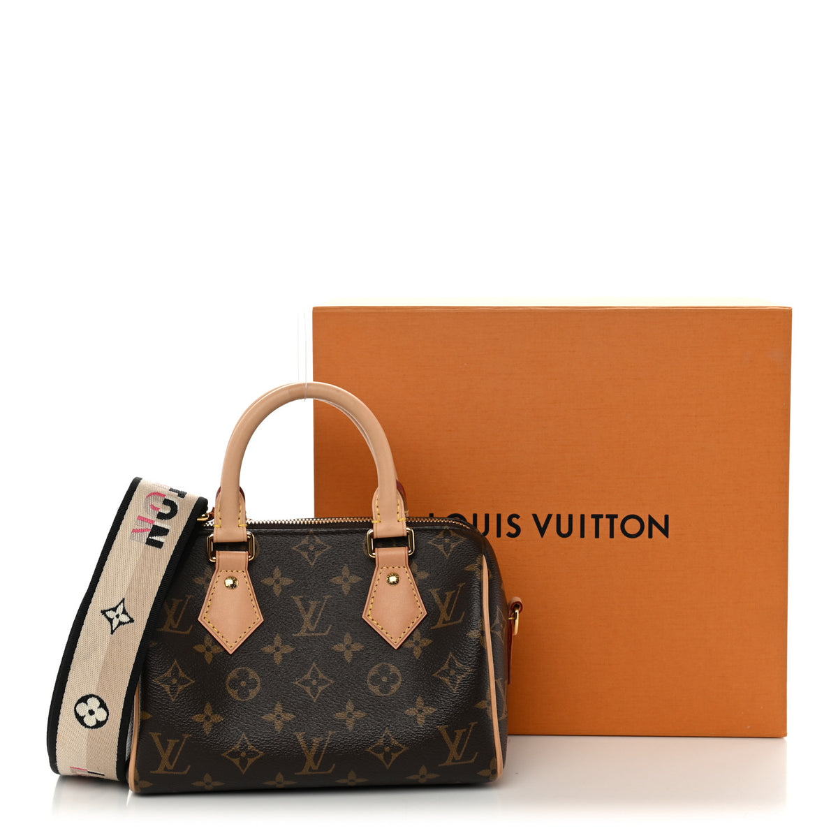 Monogram Speedy Bandouliere 20 Black