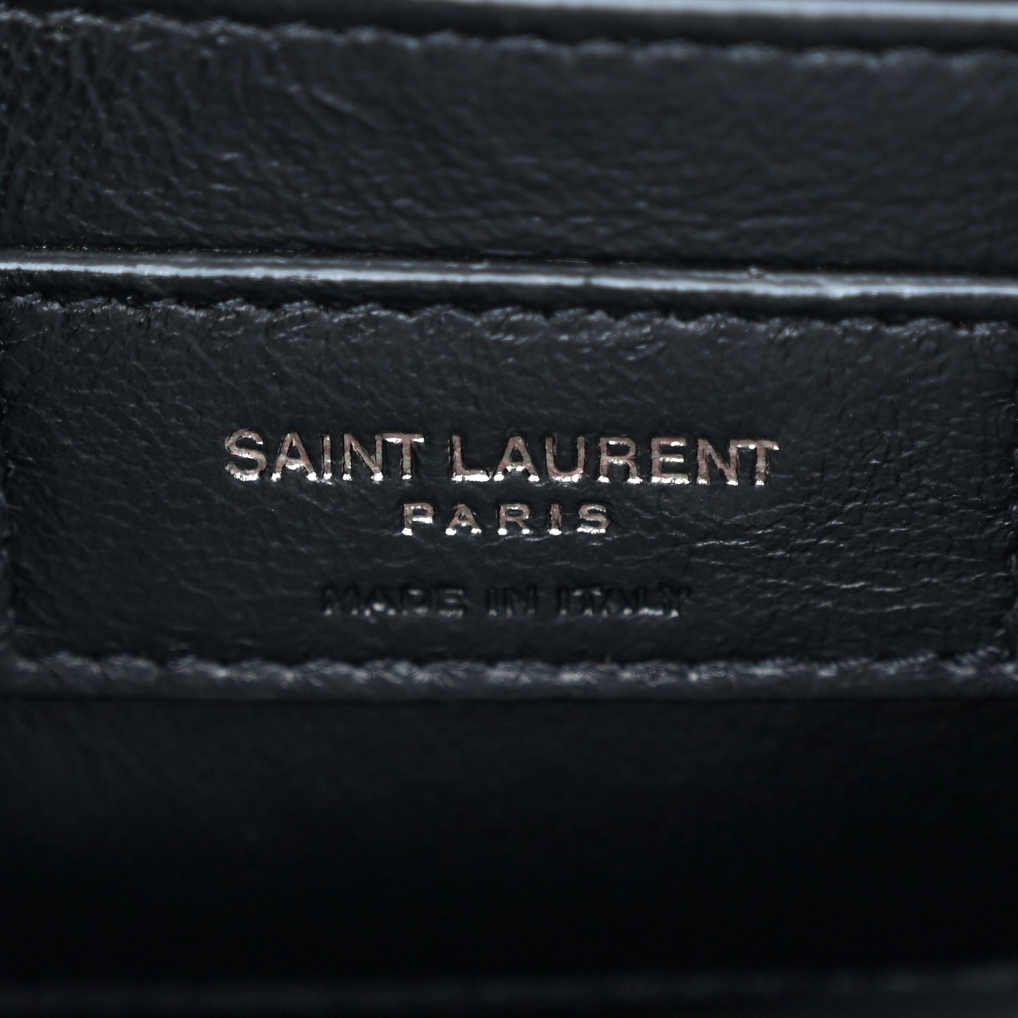 Grain De Poudre Textured Mixed Matelasse Triquilt Small Monogram Monochrome Satchel Black