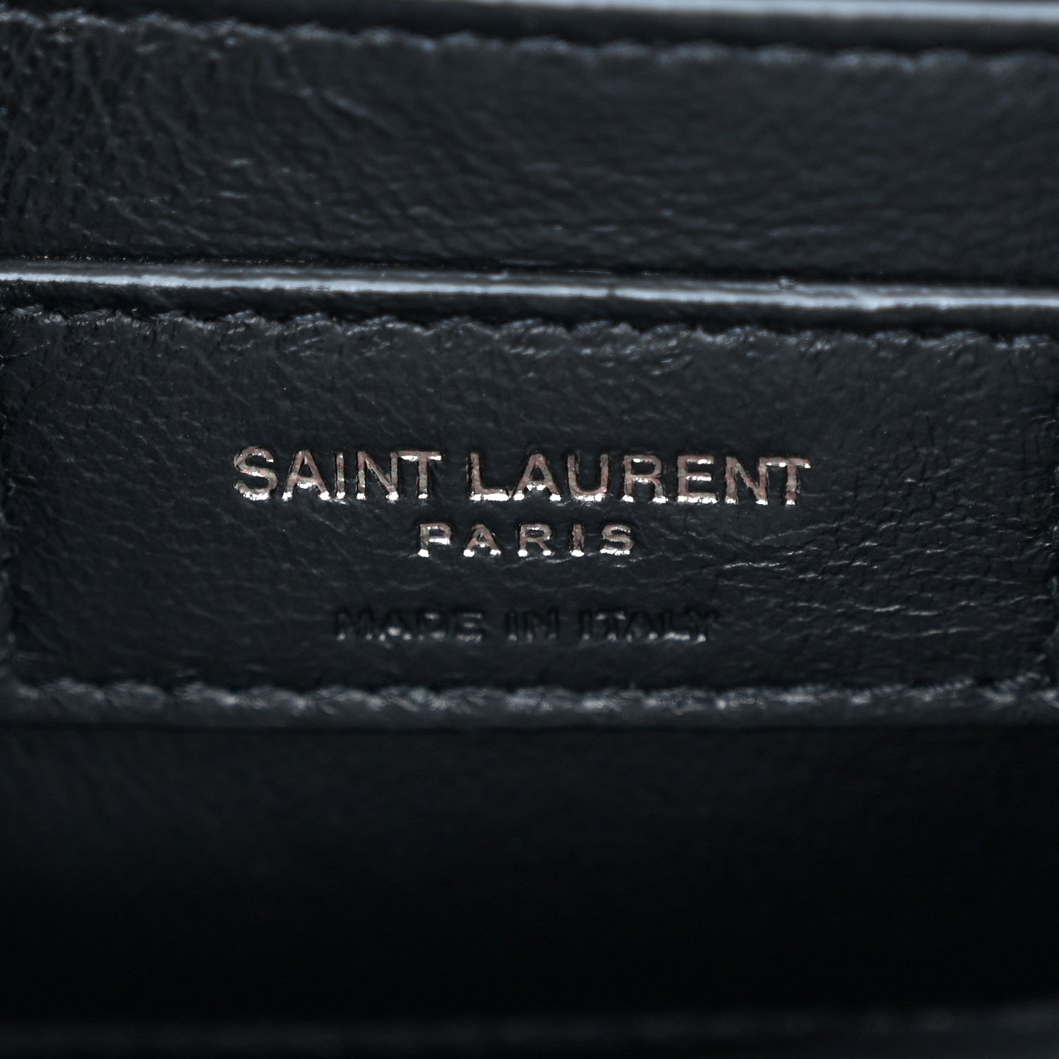 Saint Laurent Grain De Poudre Textured Mixed Matelasse Triquilt Small Monogram Monochrome Satchel Black 6 of 10