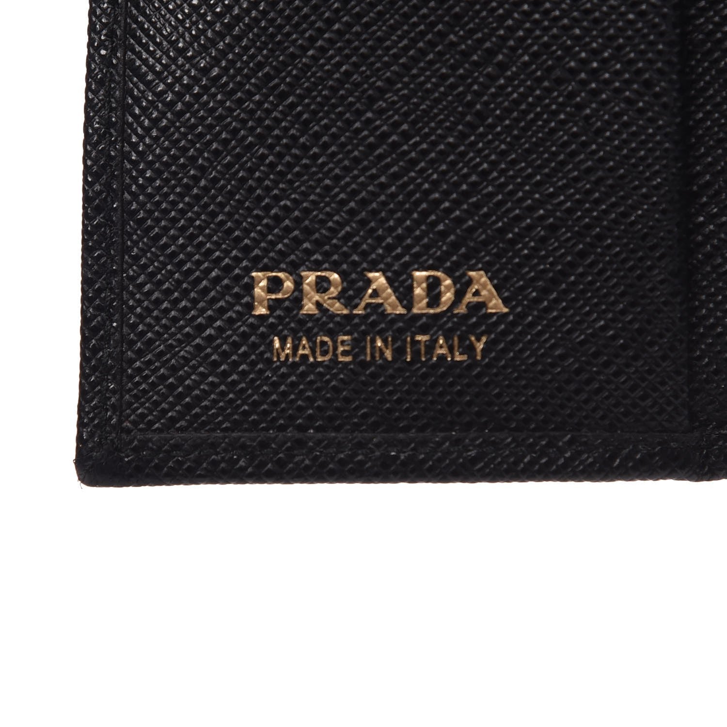 Prada Saffiano Metal 6 Key Holder Black 6 of 6