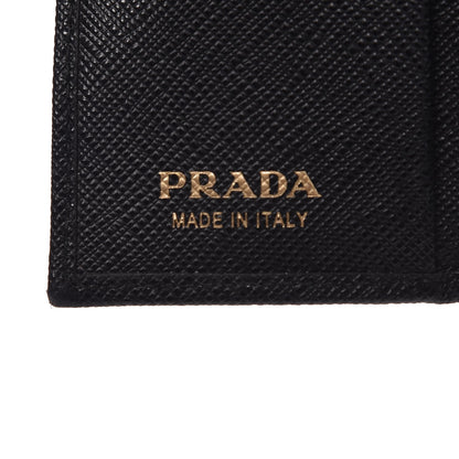 Prada Saffiano Metal 6 Key Holder Black 6 of 6