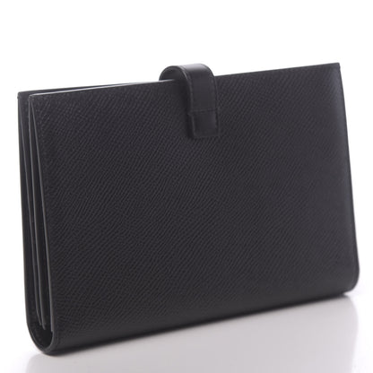 Celine Grained Calfskin Large Multifunction Strap Wallet Black 3 of 8