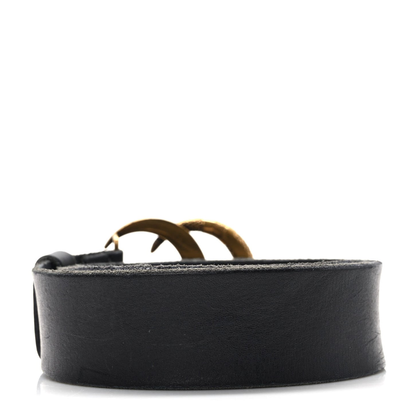 Faded Calfskin Snake Double G 40mm Belt 95 38 Black