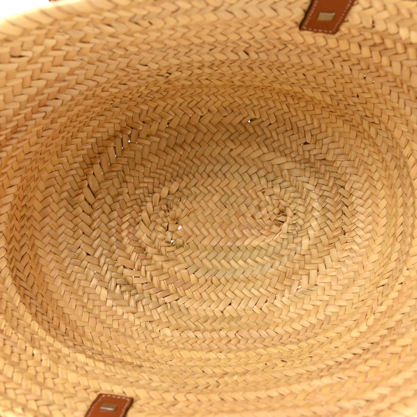 Raffia Large Basket Tote Bag Natural Tan