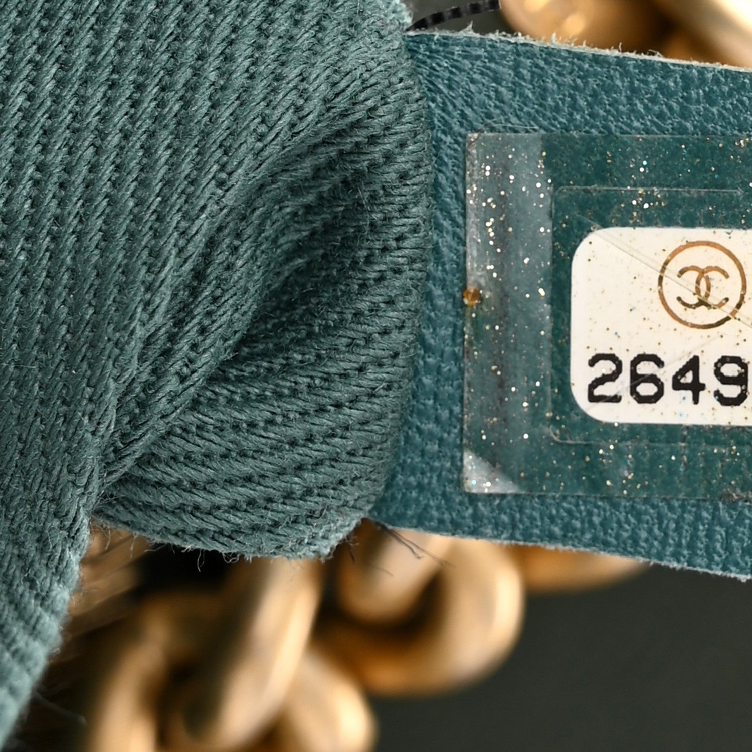 Chanel Tweed Shearling Grained Calfskin Camera Case Green 8 of 12