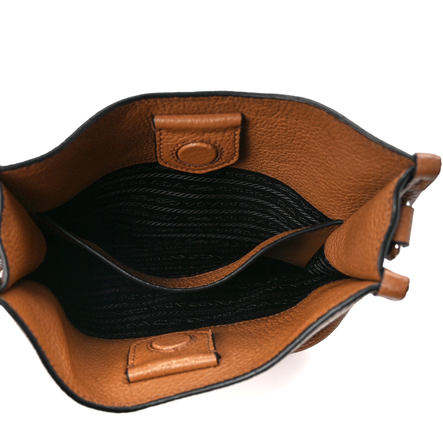 Vitello Daino Soft Mini Hobo Messenger Bag Caramel