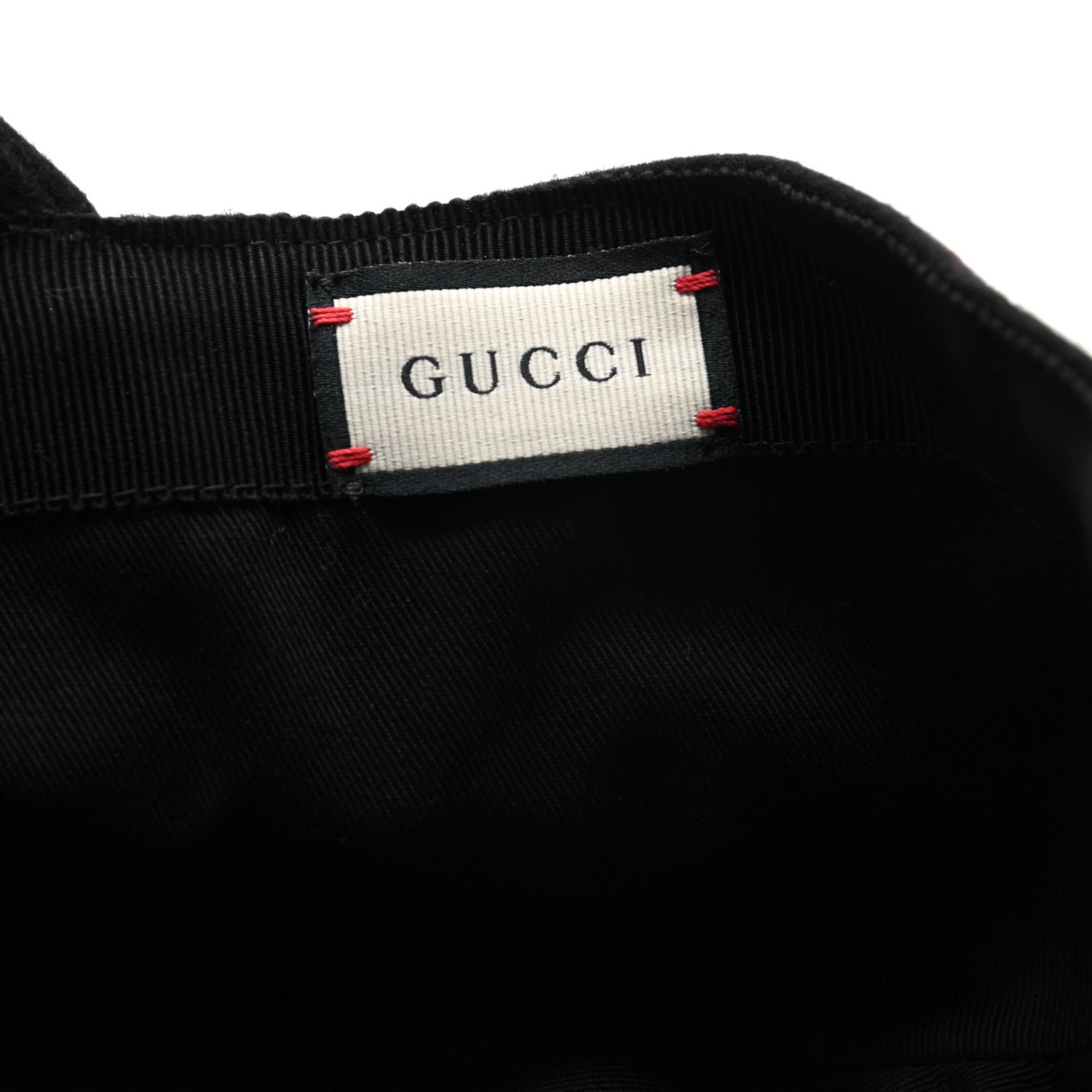 Gucci Wool Interlocking GG Stripe Baseball Hat Black 8 of 9
