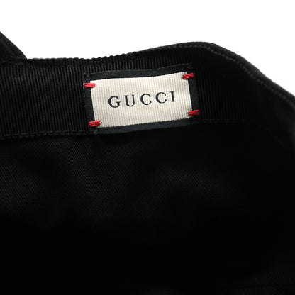Gucci Wool Interlocking GG Stripe Baseball Hat Black 8 of 9