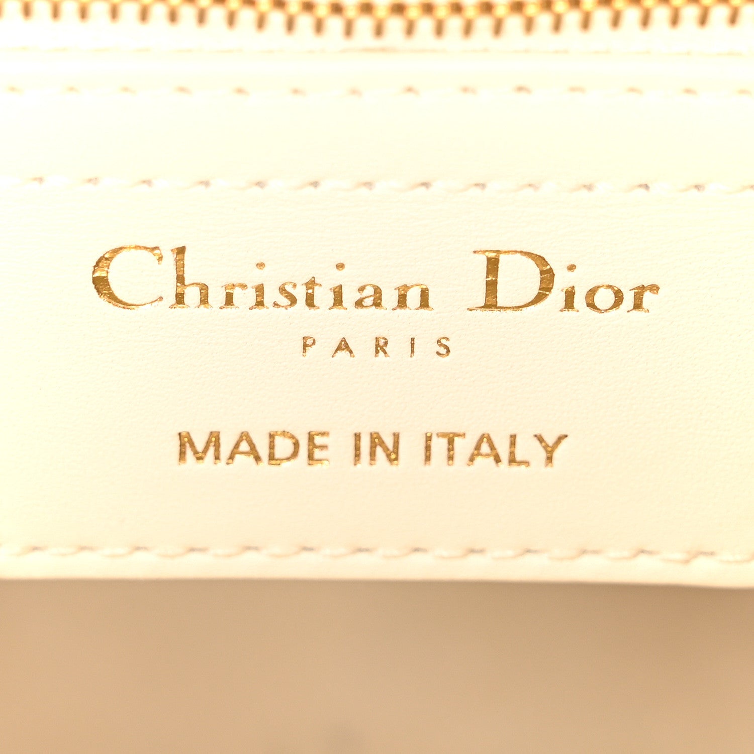 Christian Dior Calfskin Maxi Cannage Medium My ABCDior Lady D-Sire Tote White 6 of 10