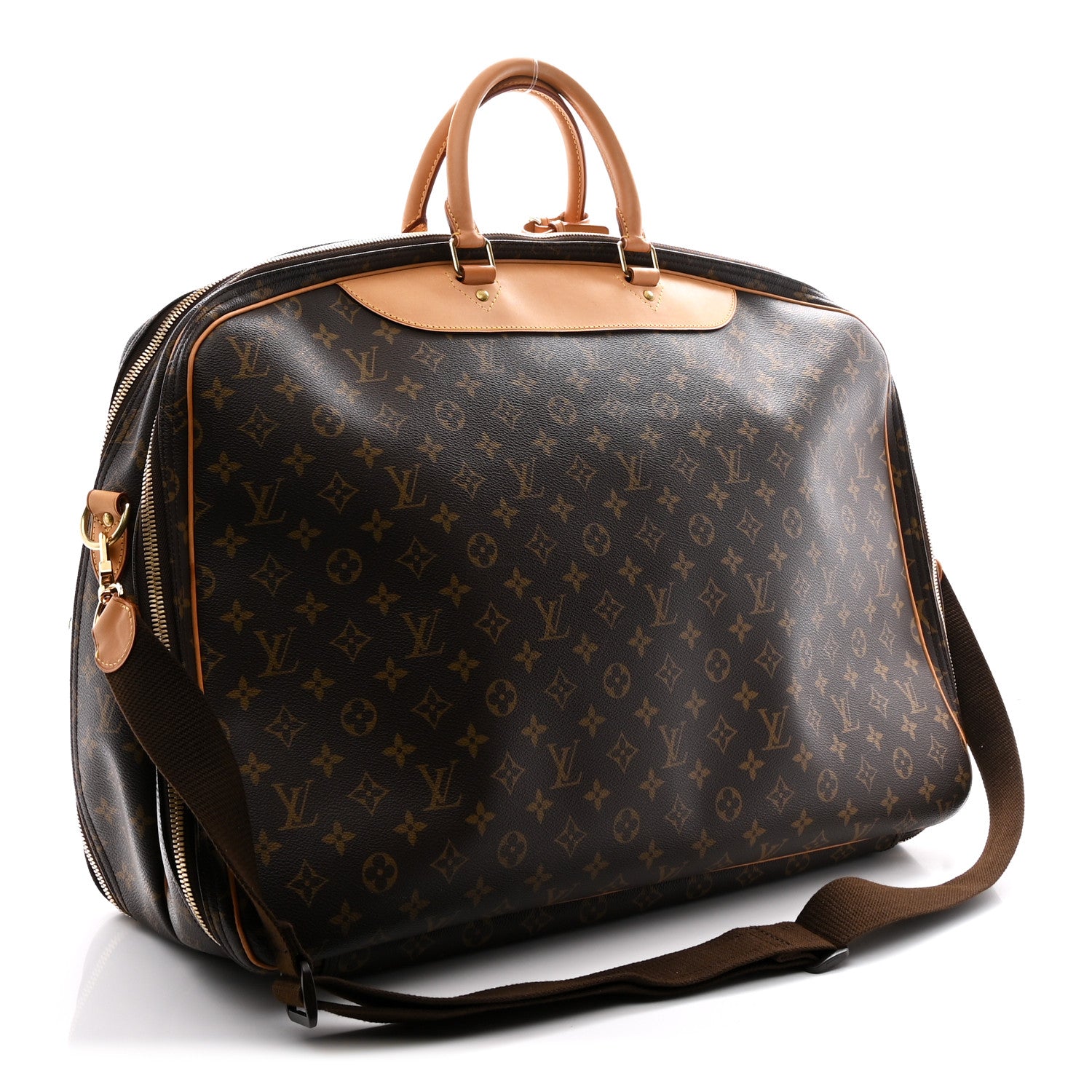Louis Vuitton Monogram Alize 2 Compartment Luggage Travel Bag 2 of 10