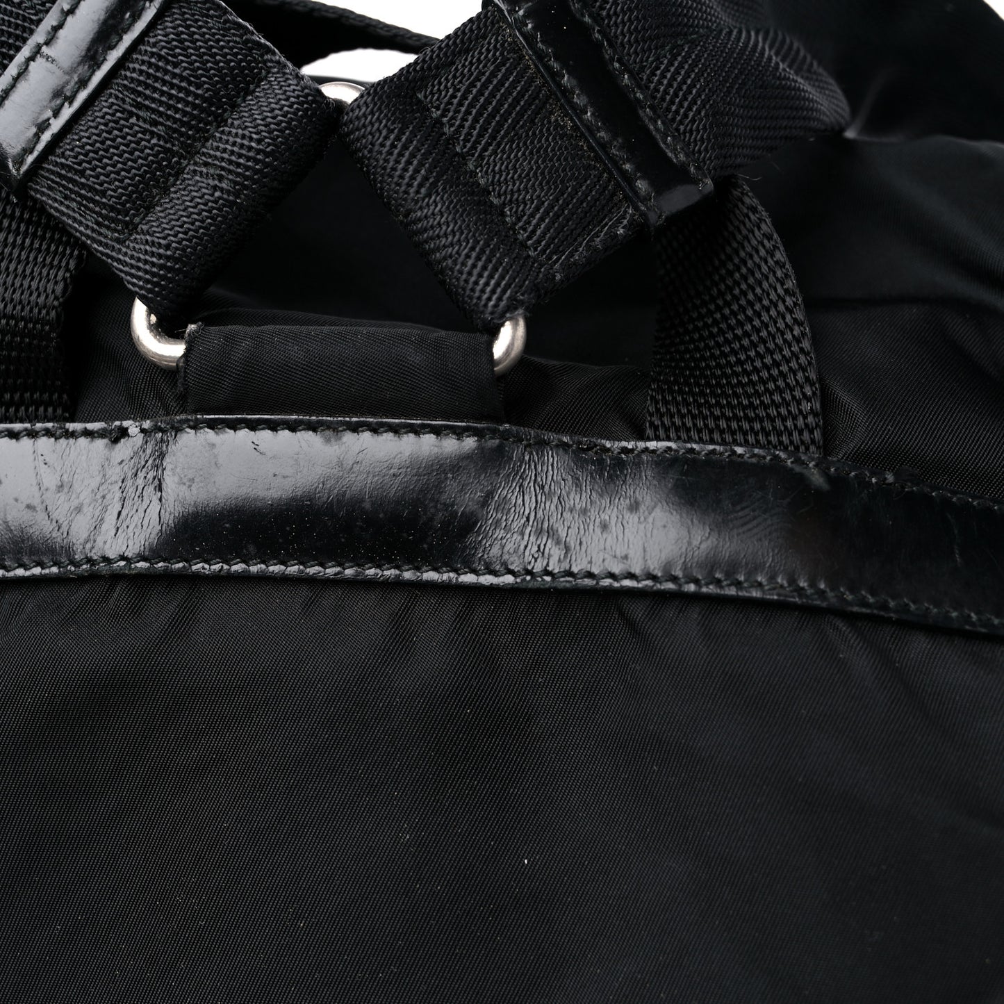 Nylon Vela Medium Backpack Black