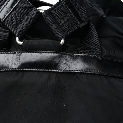 Prada Nylon Vela Medium Backpack Black 13 of 14