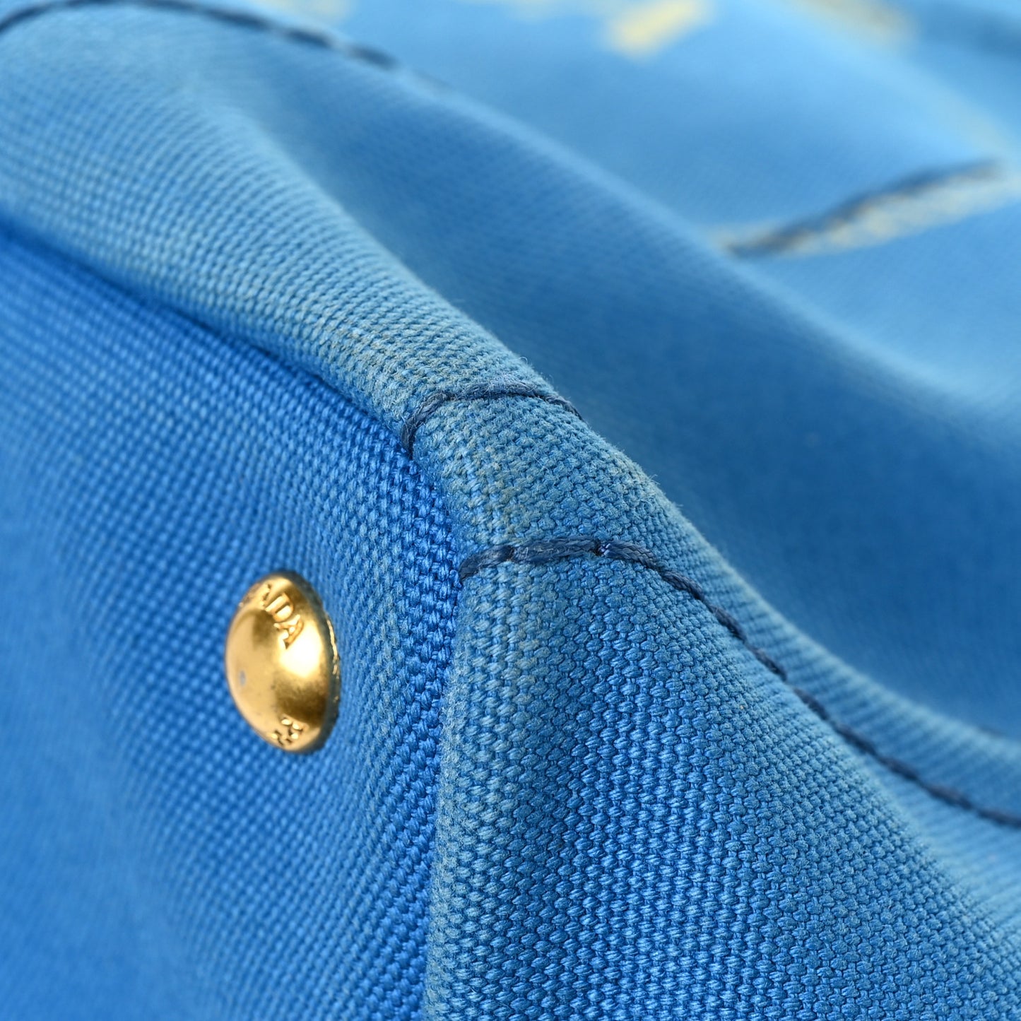 Canapa Logo Tote Azzurro