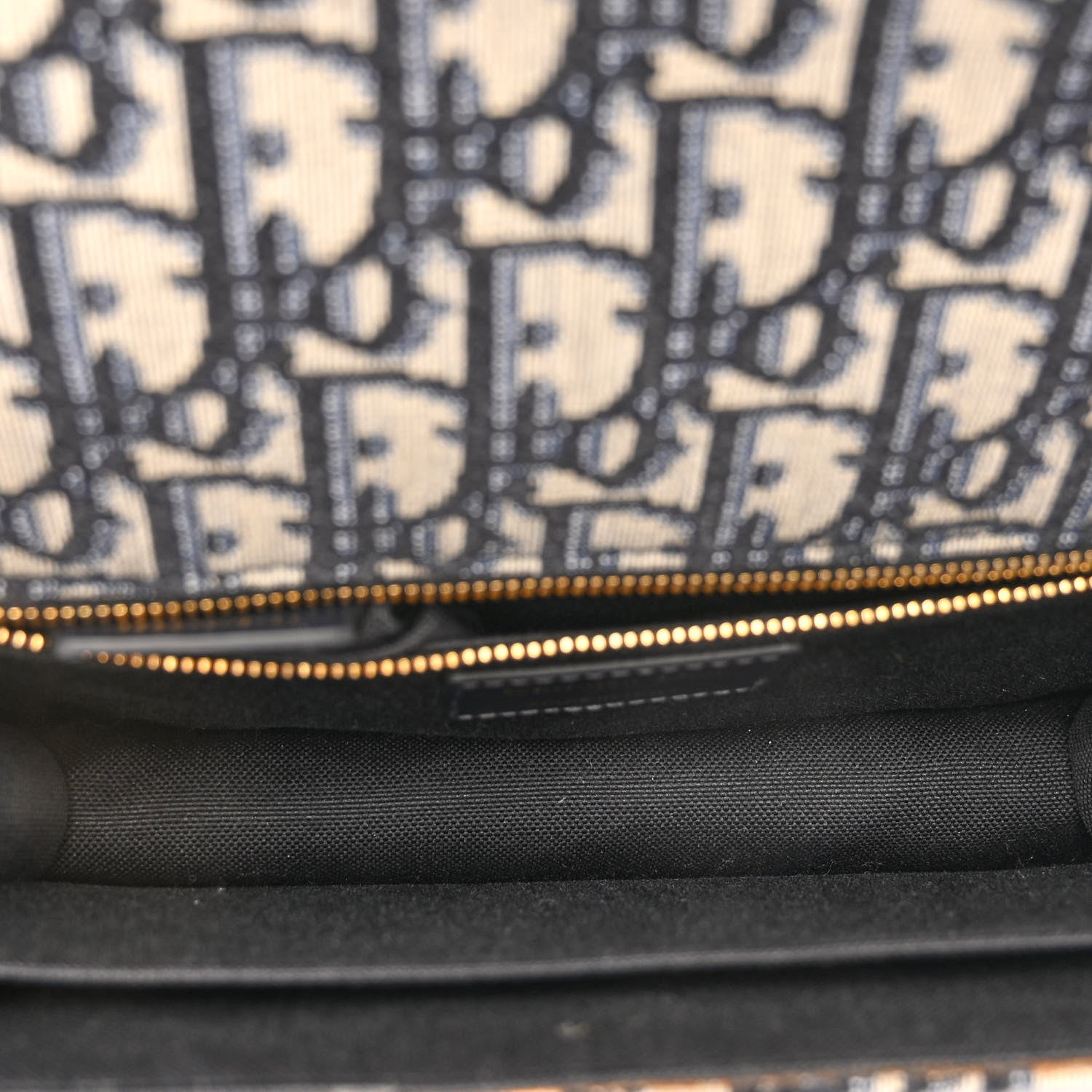 Christian Dior Oblique 30 Montaigne Chain Flap Bag Blue 5 of 10