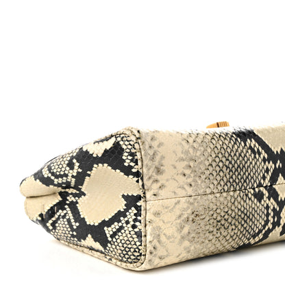 Khaite Calfskin Python Embossed Audrey Crossbody  Natural 7 of 8