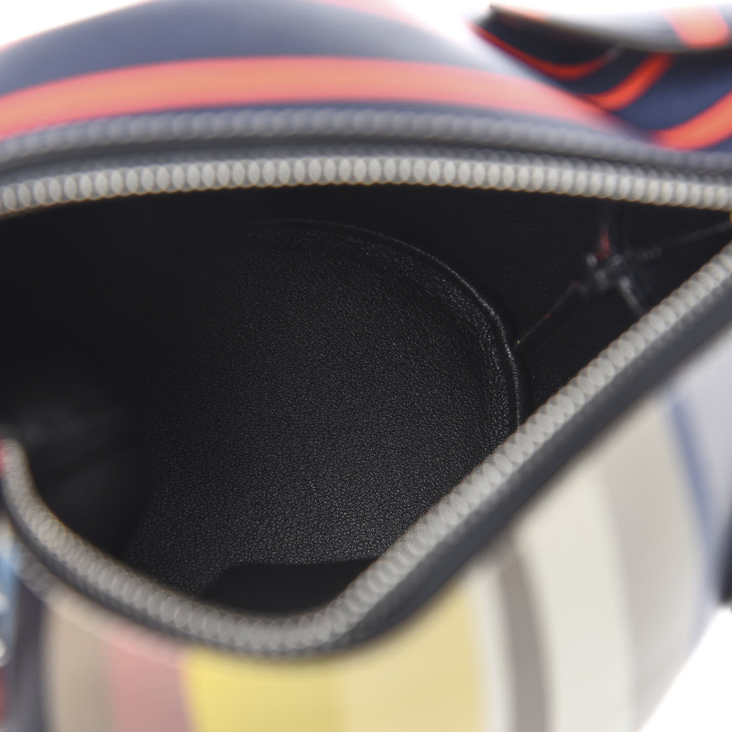 Loewe Calfskin Mini Stripe Elephant Crossbody Bag Multicolor 5 of 10