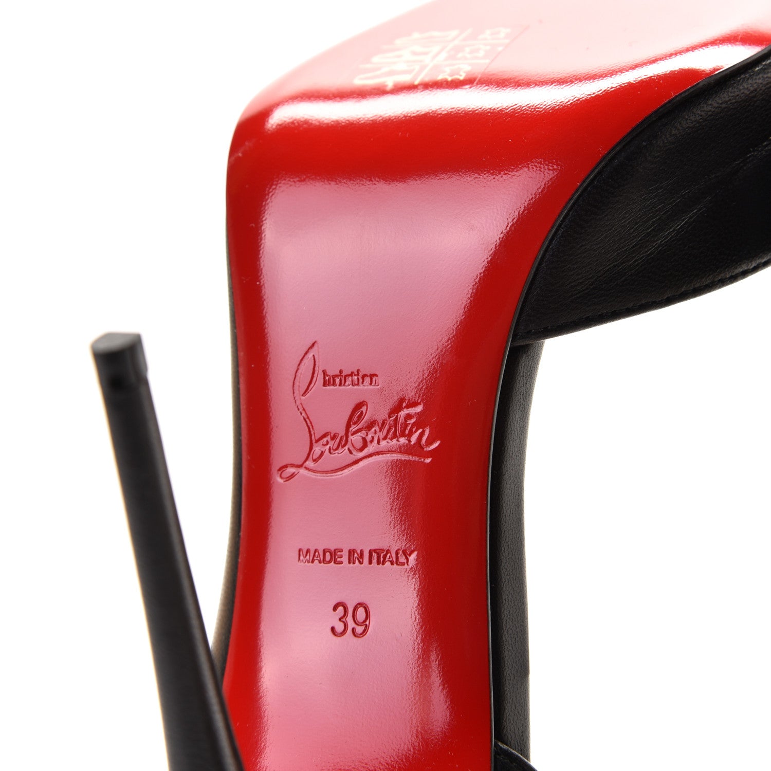 Christian Louboutin Shiny Nappa Iriza 100 Pumps 39 Black 15 of 24