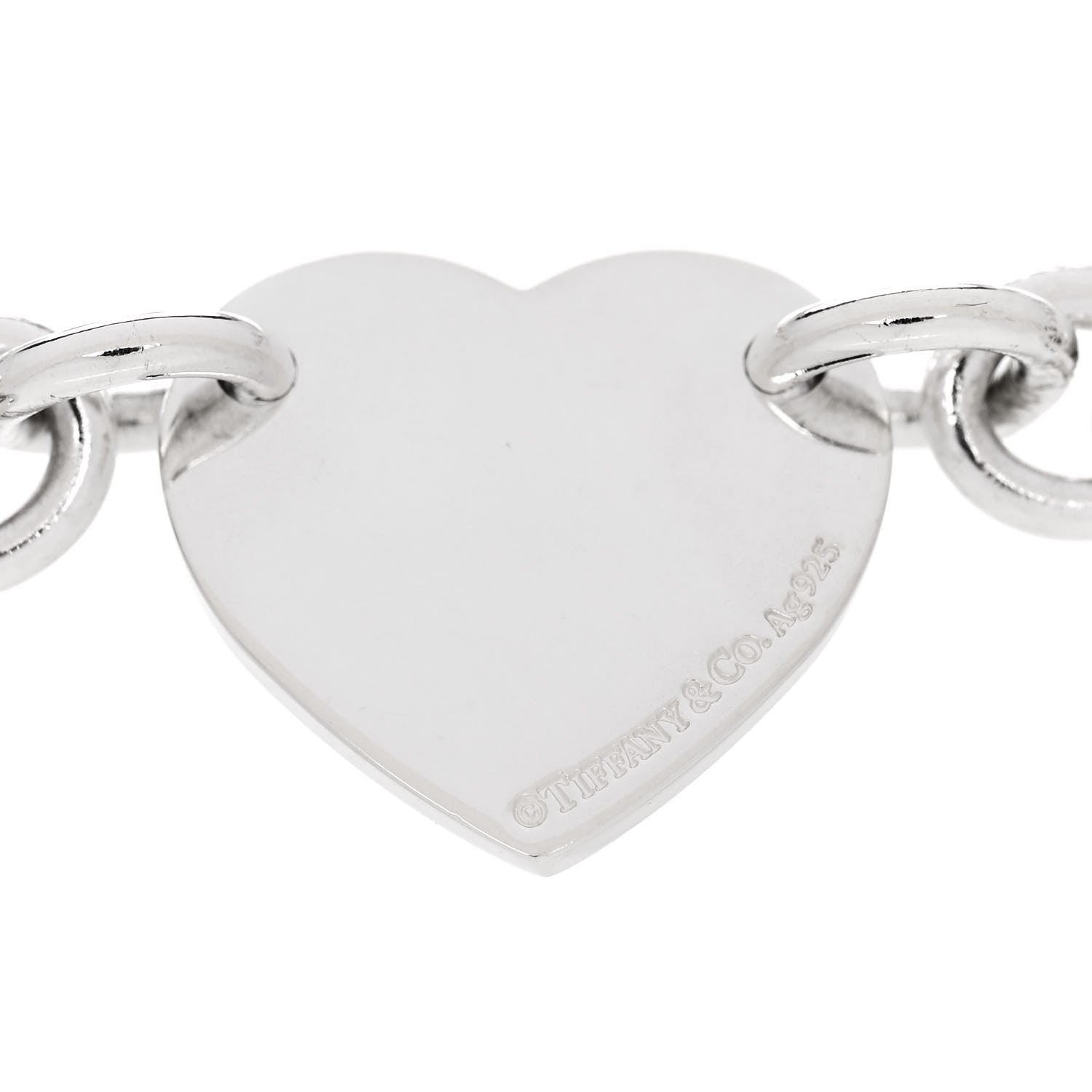 Tiffany Sterling Silver Return to Tiffany Heart Tag Bracelet 4 of 4