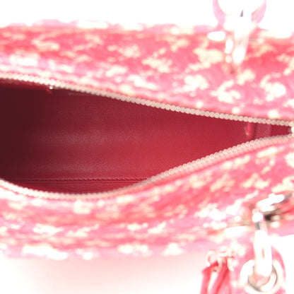 Christian Dior Snakeskin Medium Lady Dior Pink White 5 of 11