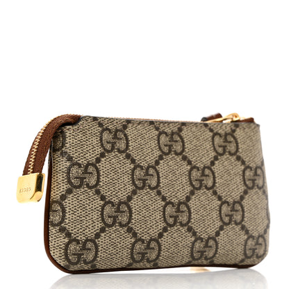 Gucci GG Supreme Monogram Key Case Brown 3 of 8
