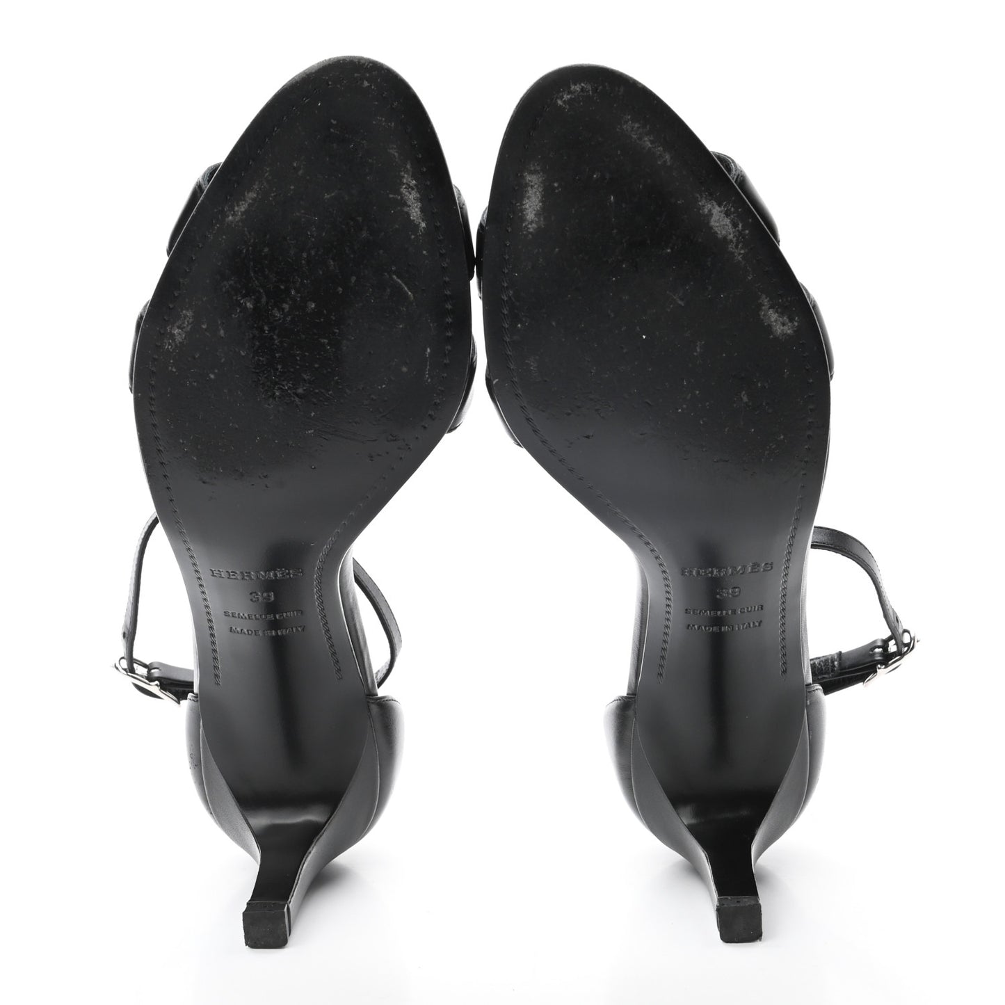 Calfskin Premiere 70 Slingback Sandals 39 Black