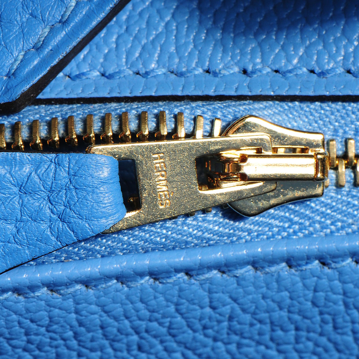 Taurillon Clemence Birkin 35 Bleu Paradis