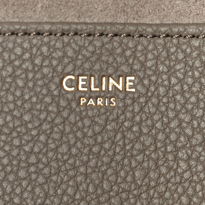 Celine Grained Calfskin Triomphe Medium Cabas Anais Pebble 6 of 10