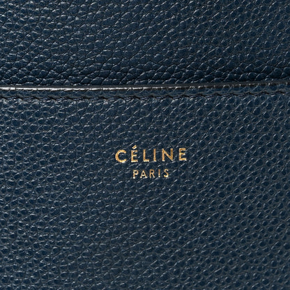 Celine Goatskin Sangle Bucket Bag Blue 7 of 11