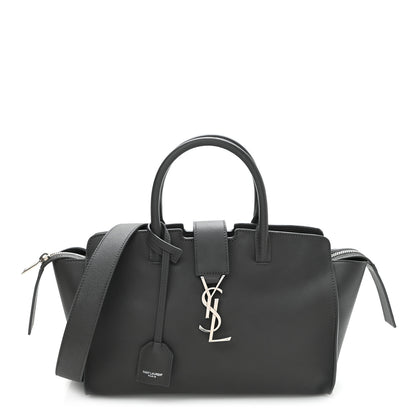 Saint Laurent Calfskin Baby Monogram Downtown Cabas Earth 1 of 10
