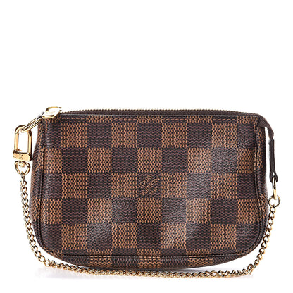 Louis Vuitton Damier Ebene Mini Pochette Accessories 1 of 10
