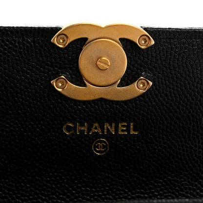 Chanel Caviar Quilted Bracelet On Chain Clutch Black 6 of 11
