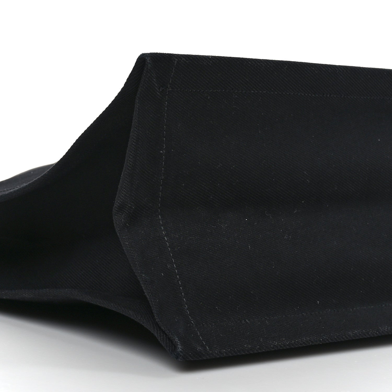 Saint Laurent Linen Calfskin Rive Gauche Tote Black 7 of 8