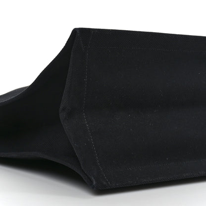 Saint Laurent Linen Calfskin Rive Gauche Tote Black 7 of 8