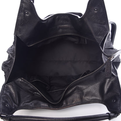 Burberry Calfskin Supernova Check Large Ashmore Tote Black 5 of 6