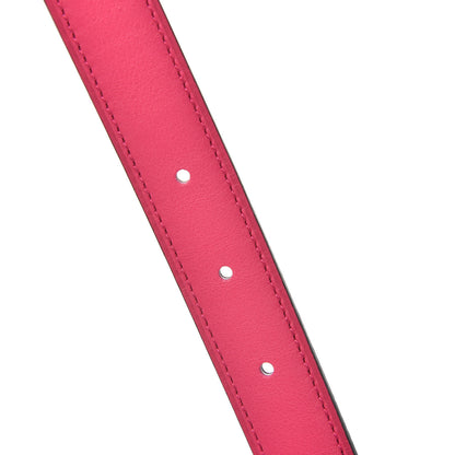 Hermes Swift Epsom 24mm Rivage Belt 90 Rose Mexico Rouge H 3 of 5