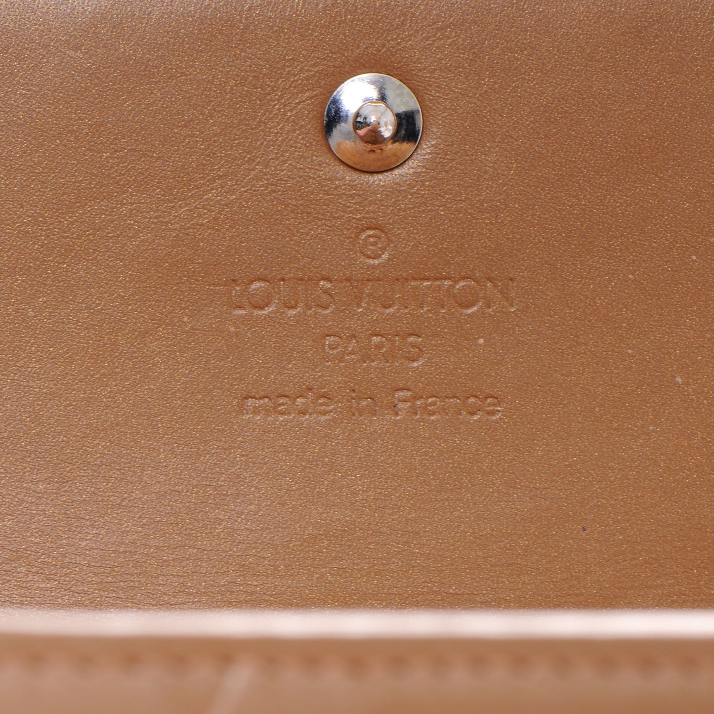 Mat Monogram Elise Wallet Ambre