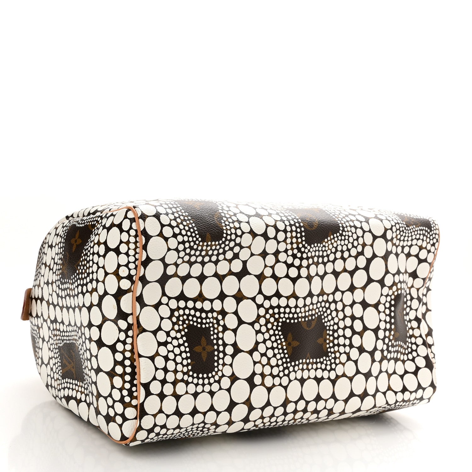 Louis Vuitton Monogram Kusama Town Speedy 30 White 4 of 10