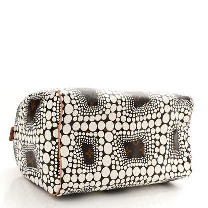 Louis Vuitton Monogram Kusama Town Speedy 30 White 4 of 10