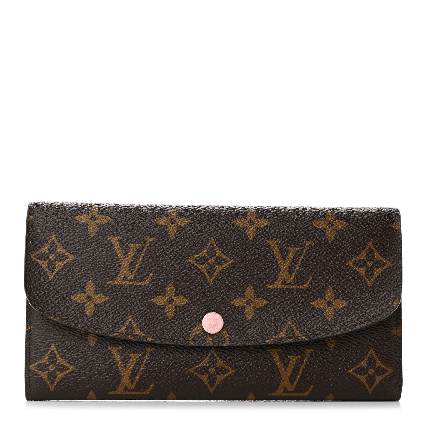 Monogram Emilie Wallet Rose Ballerine