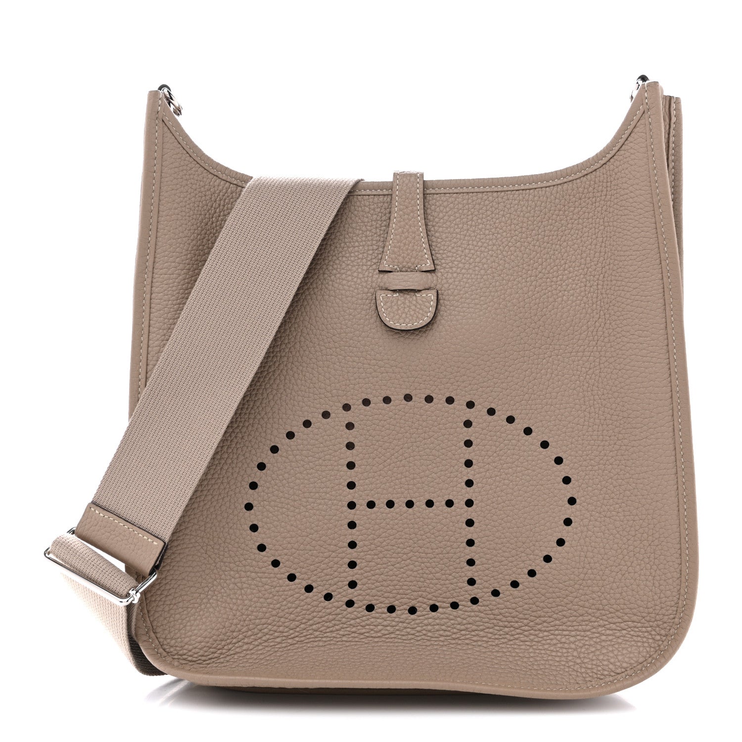 Hermes Taurillon Clemence Evelyne III PM Gris Tourterelle 1 of 10
