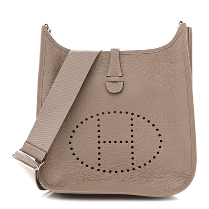 Hermes Taurillon Clemence Evelyne III PM Gris Tourterelle 1 of 10