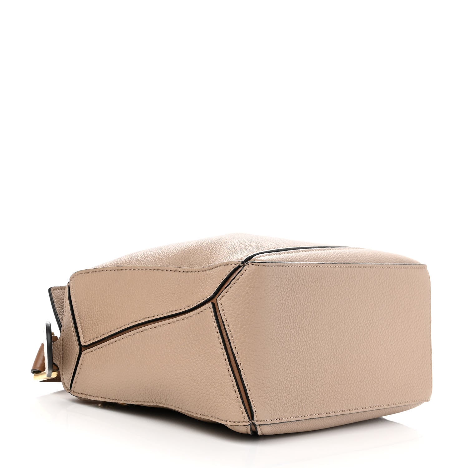 Loewe Grained Calfskin Small Puzzle Bag Sand Mink 3 of 8