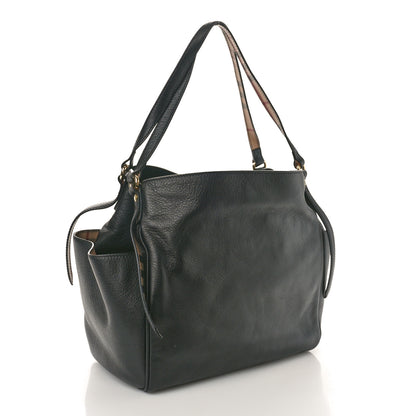 Burberry Calfskin Small Canterbury Tote Black 2 of 9