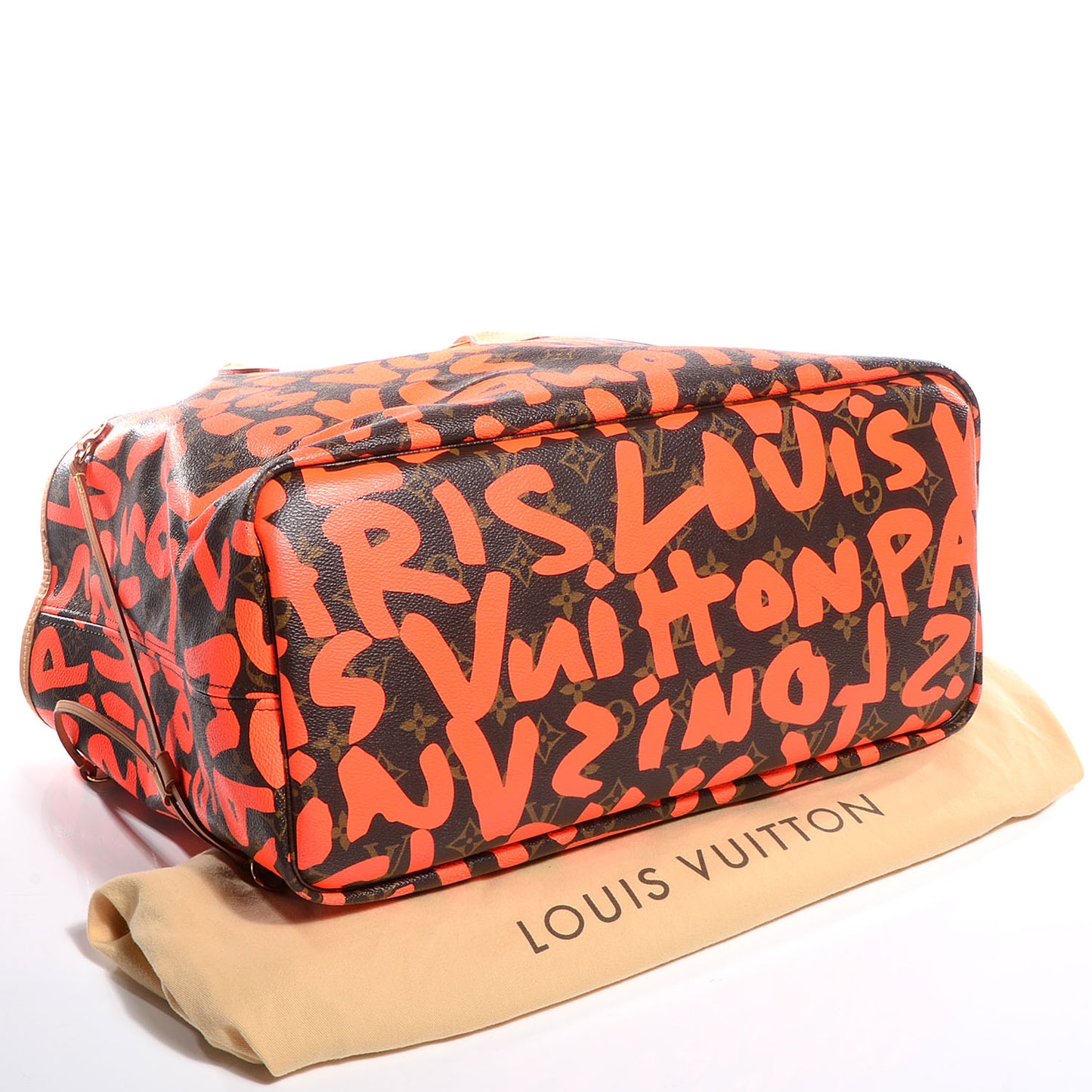 Monogram Graffiti Neverfull GM Orange