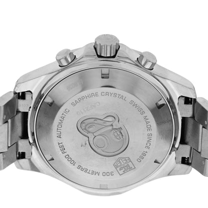 Tag Heuer Stainless Steel 41mm Aquaracer 300M Chronograph Automatic Watch Black CAF2110 4 of 4