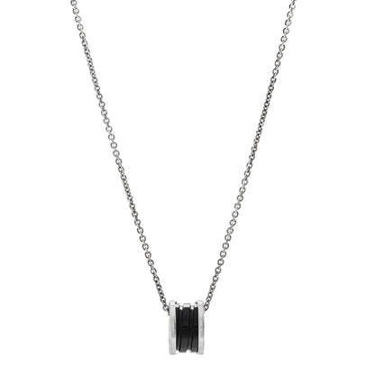 Bulgari Sterling Silver Ceramic Save The Children Pendant Necklace 1 of 7