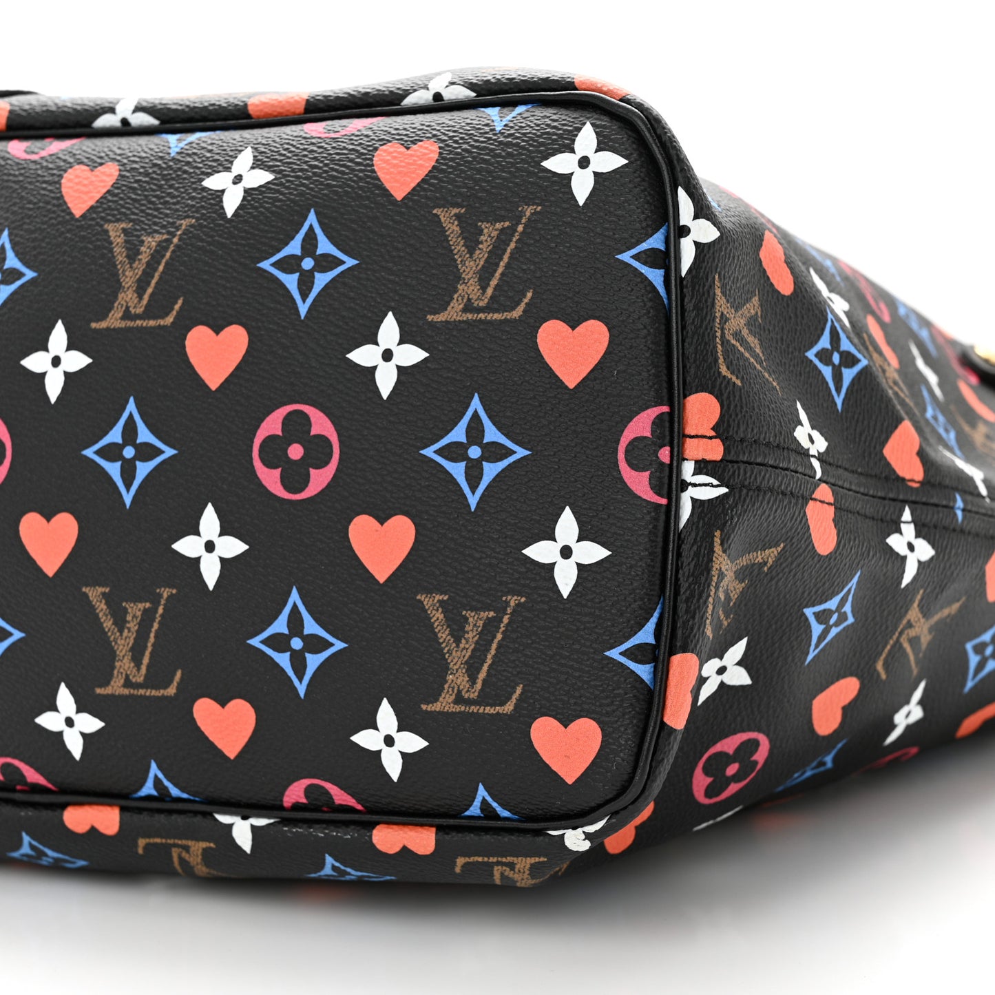 LOUIS VUITTON Game On Neverfull MM Black